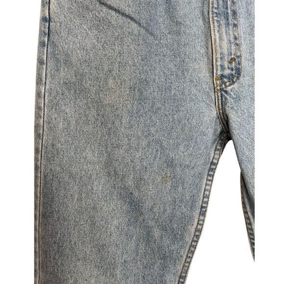 Levi’s Blue Denim Vintage Orange Tab 505 Straight Leg Regular Fit 5 Pocket 34X32 - Picture 7 of 12